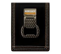 ARIAT Work Canvas Bifold Wallet Black