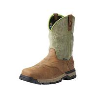 Ariat Work Men's REBAR Flex Western H2O Work Boot, Rye Brown, 10 D US