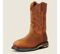 Ariat Workhog Wide Square Toe Steel Toe Work Boot Toast/brown Uk 12