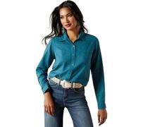 Ariat (WSL Womens Real Billie Jean Glazed Ginger Dobby Shirt, Dragonfly Dobby, L