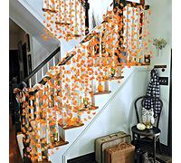 ARIATI 10 x Strands Maple Ivy String Artificial, 70 Ft Artificial Ivy Vines, Fake Vines Leaves Hanging Plants, Fake Ivy for Bedroom, Wedding, Home, Kitchen, Garden, Office, Party, Wall Decoration