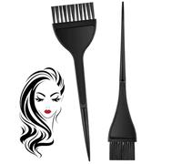 ARIATI 2 Pack Professional Hair Dye Brush Set with Dual-Sided Tint Comb - Salon Quality Hair Coloring Tools for Home or Salon Use - Suitable for Men, Women & Girls