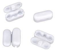 ARIATI Pack of 10 Blind Chain Connector Clips for Vertical & Roman Blinds | Replacement Ball Chain Cord Joiners | White Plastic Repair Links for Window Blinds