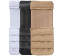 ARIATI Women's 3-Hook Bra Extender Strap - Soft, Comfortable, Adjustable Bra Extension for Extra Support, Maternity, Plus Size, and Everyday Wear