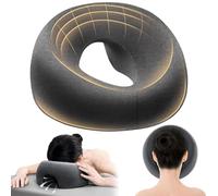 Aribliseza Massage Pillow with Head Hole, Massage Headrest for Bed, Shiatsu Massage Pillow, Headrest for Stomach Sleepers