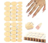 Aribliseza Soft Gel Nail Stickers, 20 Sheets, Improved Adhesion, Gentle Nail Pads, 15 Sizes Ultra-thin Waterproof Pads, Non-toxic Transparent Nail Gel