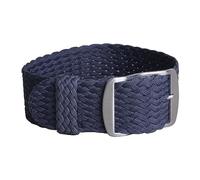 ARICCI MAMA'S PEARL 14-22mm Nylon Watchband Canvas Fabric Woven Bracelet Fit For Perlon Watch Band Strap One Piece Wristband 14mm 16mm 18mm 20mm 22mm(Deep Blue,14mm)