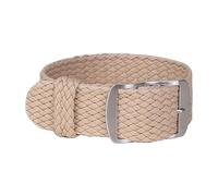 ARICCI MAMA'S PEARL 14-22mm Nylon Watchband Canvas Fabric Woven Bracelet Fit For Perlon Watch Band Strap One Piece Wristband 14mm 16mm 18mm 20mm 22mm(Khaki Beige,18mm)