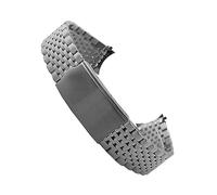 ARICCI MAMA'S PEARL 18mm 19mm 20mm Metal Strap Fit For OMEGA Fit For Seamaster Nine Beads Watchband Stainless Steel Bracelet Durable Wristband Watch Accessories(Silver,WITHOUT LOGO_18MM)