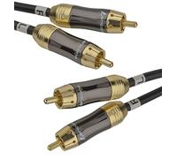 aricona Premium 3m 2 x RCA to 2 x RCA Digital Cable for HiFi & home cinema systems