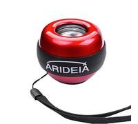 Arideia gyro Ball Wrist Exerciser Power Ball, Gyroscope Wrist Exerciser with LED Lights, Metal Wrist Trainer Ball for Wrist and arm Strength Training.(Red/Metal/with Lights)