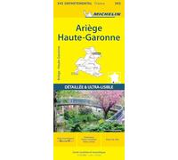 Gräfe & Unzer Map - Michelin Local Map 343: Ariege, Haute-Garonne