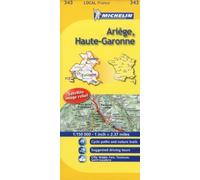 Ariege, Haute-Garonne Michelin Local Map 343 (Michelin Local Maps) by Michelin (2008-03-01)