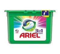 Ariel 3-in-1 Pods Colour and Style Washing Liquid Capsules, 19 Washes, Cleans, Lifts Stains, Brightens