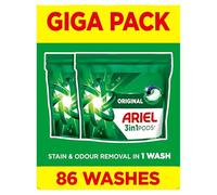 Ariel Laundry Detergent Liquid Pods Original 86 Washes
