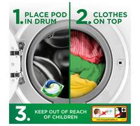 Ariel 3in1 PODS, Washing Liquid Laundry Detergent Capsules 86 Washes (43 x 3), Colour, Stain & Odour Removal in 1 Wash, Fast Dissolving Even In Cold