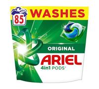 Ariel 4in1 PODS®, Original, Washing Liquid Laundry Detergent Capsules, 85ct | 85 Washes, Original, Stain & Odour Removal in 1 Wash, Great Even in Cold & Short