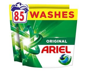 Ariel 4in1 PODS®, Original, Washing Liquid Laundry Detergent Capsules, 85ct | 85 Washes, Original, Stain & Odour Removal in 1 Wash, Great Even in Cold & Short