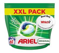 Ariel All-in-1 PODS®, Washing Liquid Laundry Detergent Capsules 61 Washes, Original, Outstanding Stain Removal In 1 Wash, Brrrilliant In Cold & Short