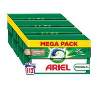 Ariel All-in-1 PODS Washing Liquid Laundry Detergent Tablets / Capsules, 112 Washes (28 x 4), Original, Brilliant Stain Removal Even In A Cold Wash