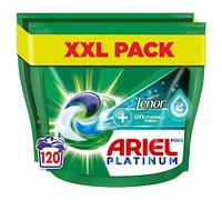 Ariel All-in-1 PODS Washing Liquid Laundry Detergent Tablets/Capsules, 120 Washes (60 x 2) Stain Remover For Clothes with Lenor Unstoppables, 2x Longer Lasting Freshness*
