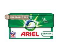 Ariel All-in-1 PODS?, Washing Liquid Laundry Detergent Tablets/Capsules 28 Washes, Original, Brilliant Stain Removal Even In A Cold Wash