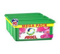 Ariel All-in-1 PODS Washing Liquid Laundry Detergent Tablets/Capsules, 90 Washes (30 x 3), With Touch of Lenor Freshness, 2x Longer Lasting Freshness*