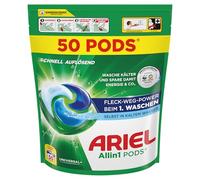 Ariel Allin1 PODS Liquid Detergent Capsules 50 Washes, Universal+, Stain Away Power from the First Wash, Even in Cold Water