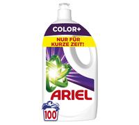 Ariel Colour+ Liquid Detergent, 100 Washes, Powerful Stain Removal in Just 1 Wash, Even on Cold Wash Cycles