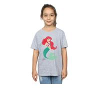 Ariel Cotton Classic T-Shirt Disney Princess Grey 5-6 Years