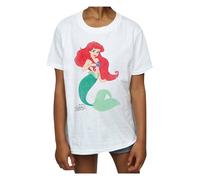 Ariel Cotton Classic T-Shirt Disney Princess White 9 Years