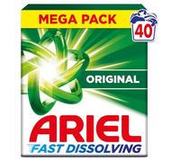 Ariel Fast Dissolving Washing Powder 2.2kg, 40 Washes, Original