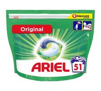 Ariel Original All-in-1 Washing Liquid Capsules, Concentrated Formula, 51 Washes