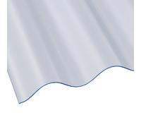 Ariel Plastics Ariel Vistalux 3" ASB Corrugated Sheet (Heavy Duty) - 3050mm x 1.1mm - Clear