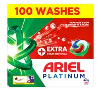 Ariel Platinum Washing Pods 100 Washes 2320G +Extra Stain Removal On top
