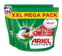 Ariel Platinum PODS®, Washing Liquid Laundry Detergent Capsules 104 Washes