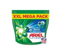 Ariel Platinum PODS, Washing Liquid Laundry Detergent Capsules 52 Washes, +Touch Of Febreze Odour Defence, Extra Stain