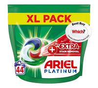 Ariel Platinum +Stain Remover All-in-1 Pods Washing Liquid Capsules 44 Washes