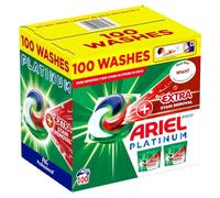 Ariel Platinum Washing Pods 100 Washes 2320G +Extra Stain Removal On top