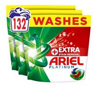 Ariel Platinum Washing PODS® Extra Stain Removal (44ctx3) 132ct | 3 x 44 Washes