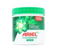 Ariel Stain Remover Powder White 500g - Powerful Laundry Stain Removal for Whites - Pre-Wash & In-Wash Fabric Cleaner