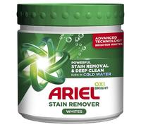 Ariel Stain Remover Powder White 500g - Powerful Laundry Stain Removal for Whites - Pre-Wash & In-Wash Fabric Cleaner