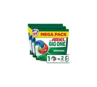 Ariel The Big One PODS Laundry Capsules, 69 Washes (3 x 23), Original - 2X Stain & Odour Removal, Fast Dissolving in Cold