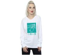 Ariel The Little Mermaid Hair Stroke Sweatshirt Disney Princess White XXL