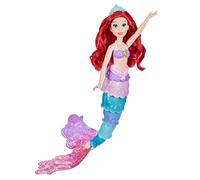 Disney Princess Rainbow Reveal Ariel, Colour Change Doll, The Little Mermaid Water Toy for Girls 3 Years and Up, Multicolor, Pack of 1