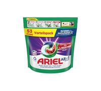 Ariel Universal+ Laundry Detergent Pods All-in-1, Liquid Detergent Detergent Capsules 50 Wash Loads, Powerful Stain Removal from the First Wash