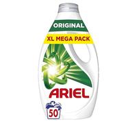 Ariel Washing Liquid Laundry Detergent, 50 Washes, Original, Stain & Odour Removal In 1 Wash, Brrrilliant Even In Cold & Short