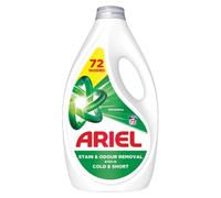 Ariel Washing Liquid Laundry Detergent, 72 Washes, Original | 72 Washes, Original, Stain & Odour Removal Even in Cold & Short