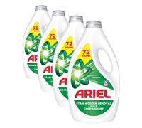 Ariel Washing Liquid Laundry Detergent, 72 Washes, Original, Stain & Odour Removal Even in Cold & Short (Pack of 4)