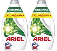 Ariel Washing Liquid Laundry Detergent, Clothes Washing Liquid, 101 Washes, Stain Remover for Clothes & Odour Removal In 1 Use, Brrrilliant Even In Cold & Short (Pack of 2)